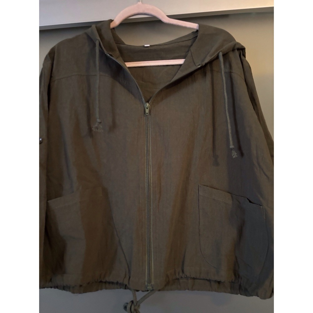 Women's Green Size Medium‎ Lightweight No Brand Jacket